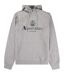 Sweat À Capuche Motif Gros Logo Active Homme Gris Clair Aquascutum-1