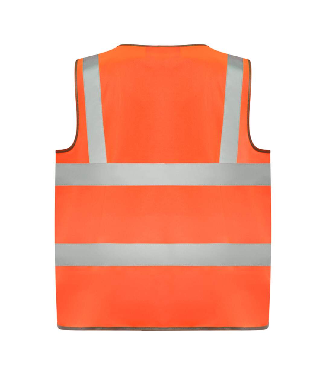 Gilet Haute Visibilité Polux Adulte Orange Fluo Roly Workwear-2