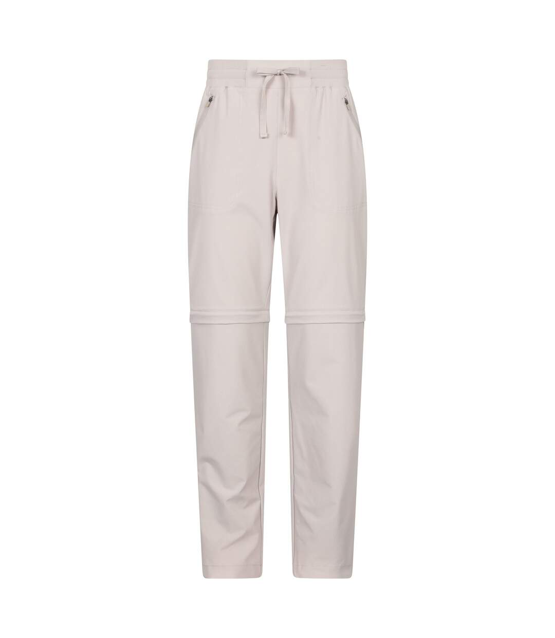 Womens/ladies explorer zip-off trousers beige Mountain Warehouse-1