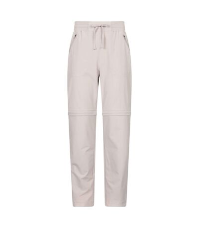 Womens/ladies explorer zip-off trousers beige Mountain Warehouse