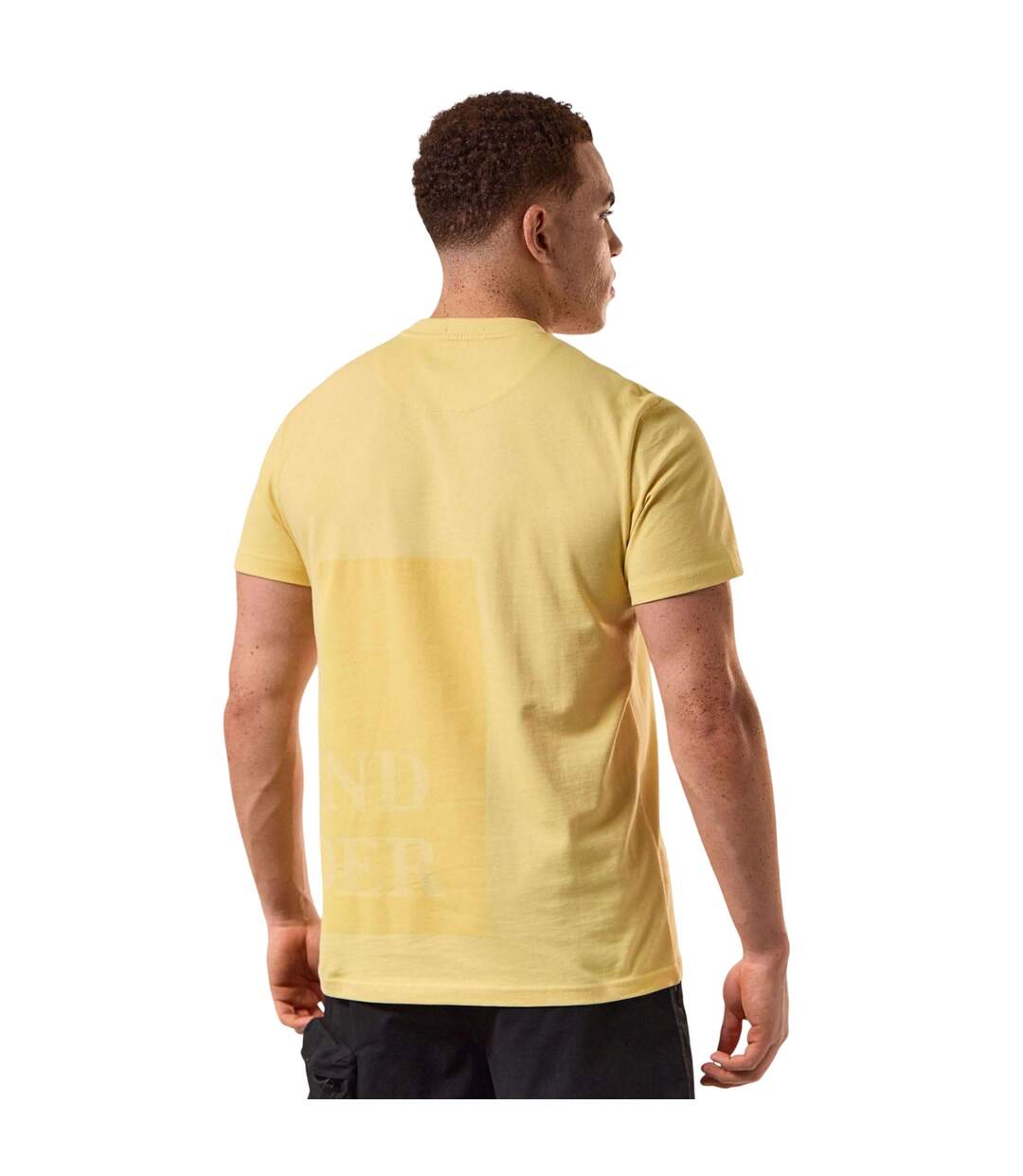 T-shirt Style Imprimé Ryan Large Prison Homme Jaune Weekend Offender-3