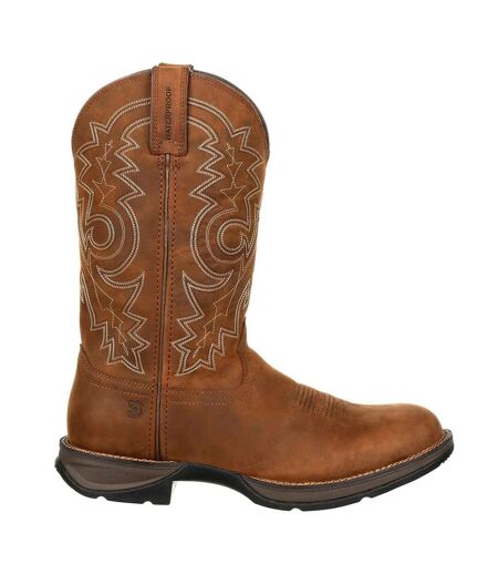 Bottes De Cowboy Rebel Homme Marron Clair Durango
