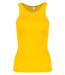 Débardeur de sport - Femme - PA442 - jaune-1