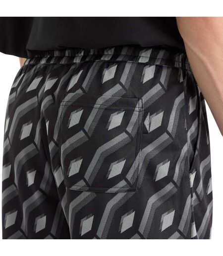 Mens jacquard shorts black Umbro