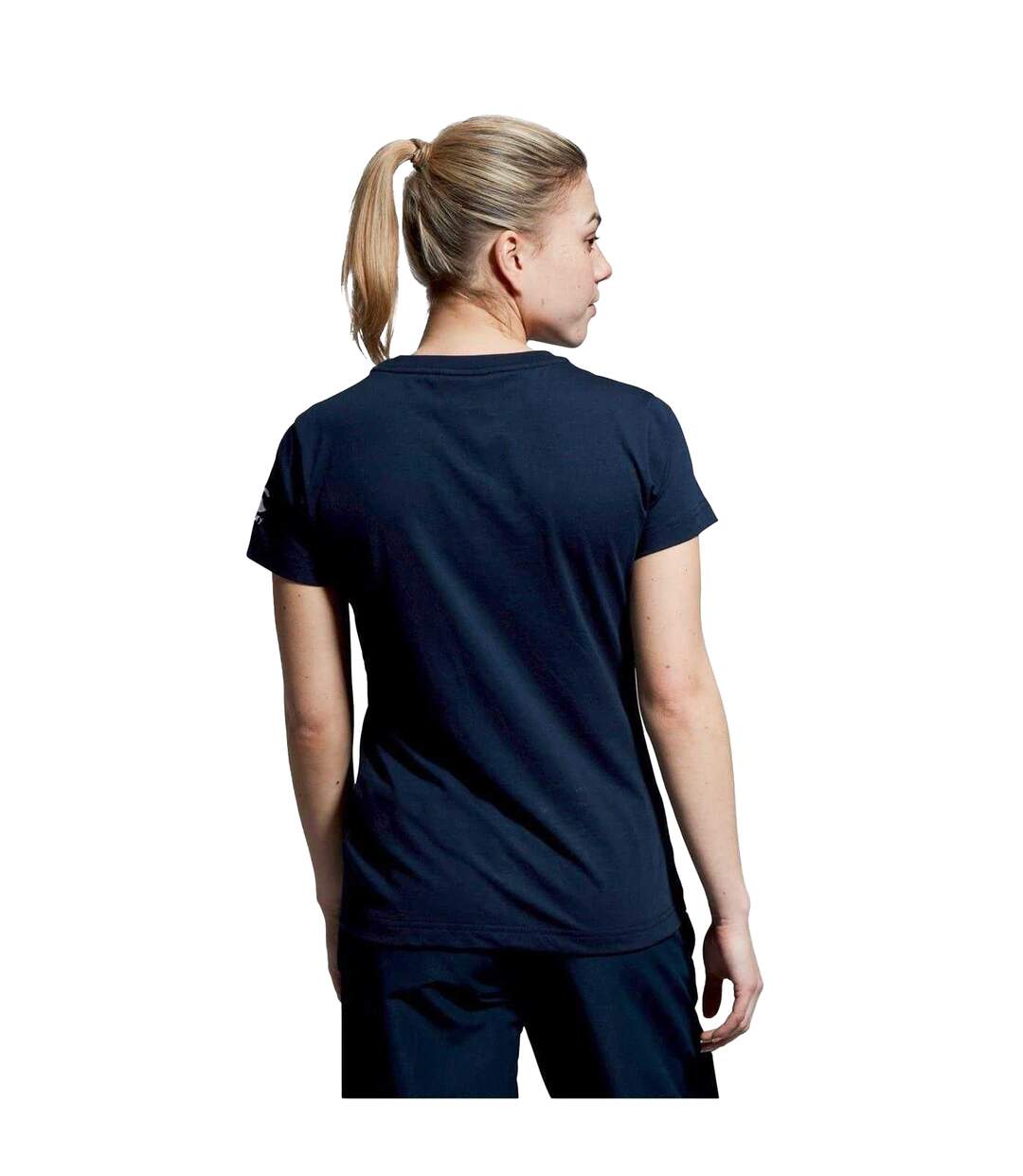 T-shirt Motif/style Logo Brodé Club Femme Bleu Canterbury-3