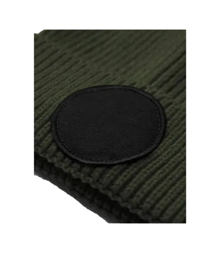 Bonnet Fashion Adulte Vert Olive Noir Beechfield