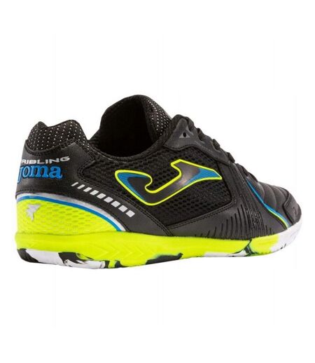 Chaussures De Foot Intérieur Dribling Homme Noir Jaune Joma