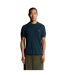 Polo Uni Manches Courtes En Coton Bio Homme Bleu Sarcelle Foncé Lyle & Scott-1