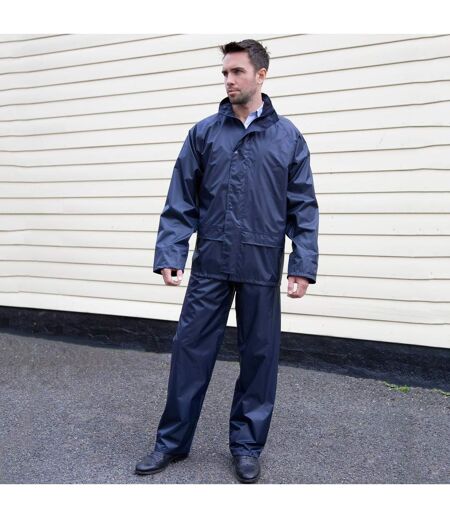 Result Mens Core Rain Suit (Pants And Jacket Set) (Royal) - UTBC916