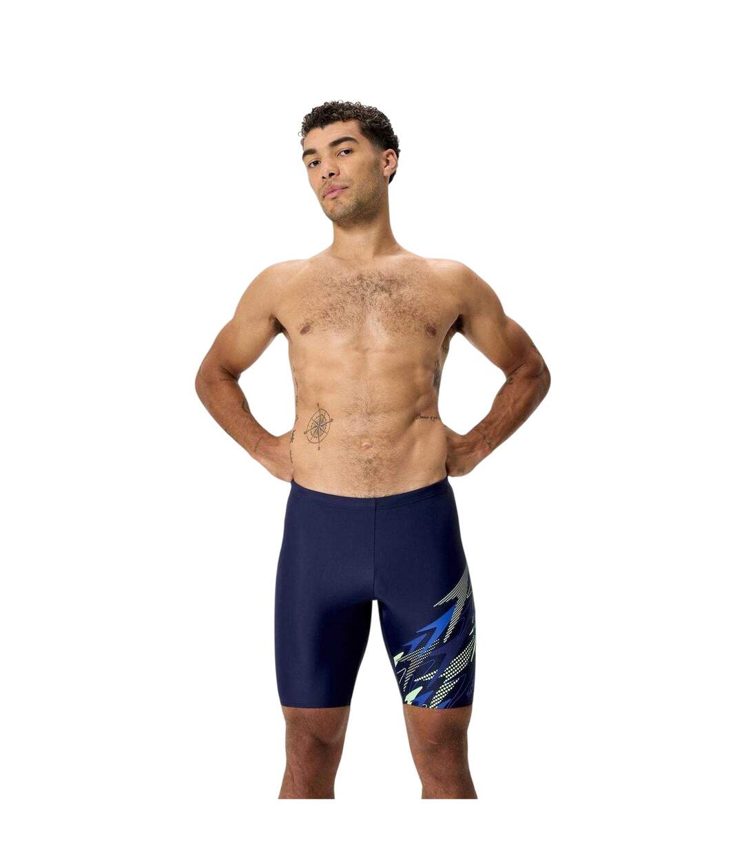 Jammer De Natation Motif/style Logo Medley Homme Bleu Violacé Bleu Vif Imprimé Speedo-4