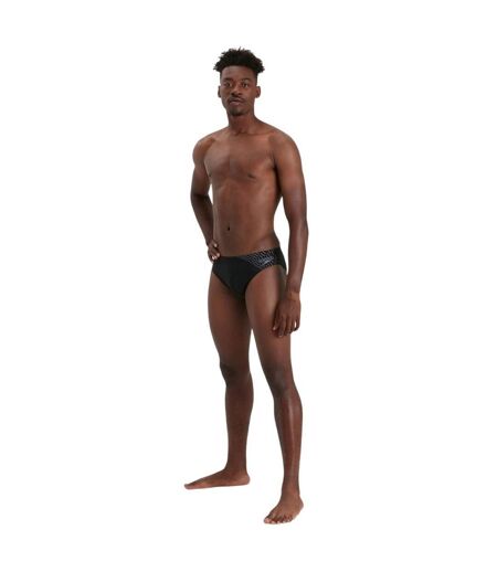 Slip De Bain Medley Homme Noir Gris Speedo