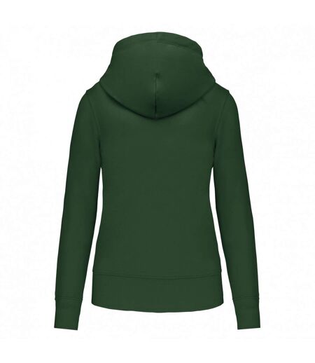 Sweat à capuche femme vert forêt Kariban