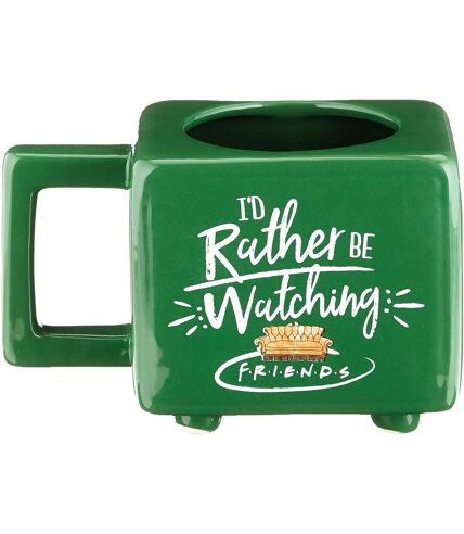 Friends Rather Be Watching Heat Changing Mug (Green) (One Size) - UTTA6777