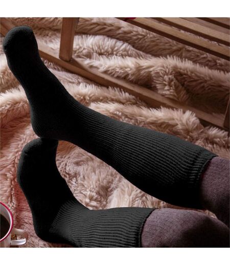 Mens Extra Long Thick Winter Warm Knee High Thermal Socks