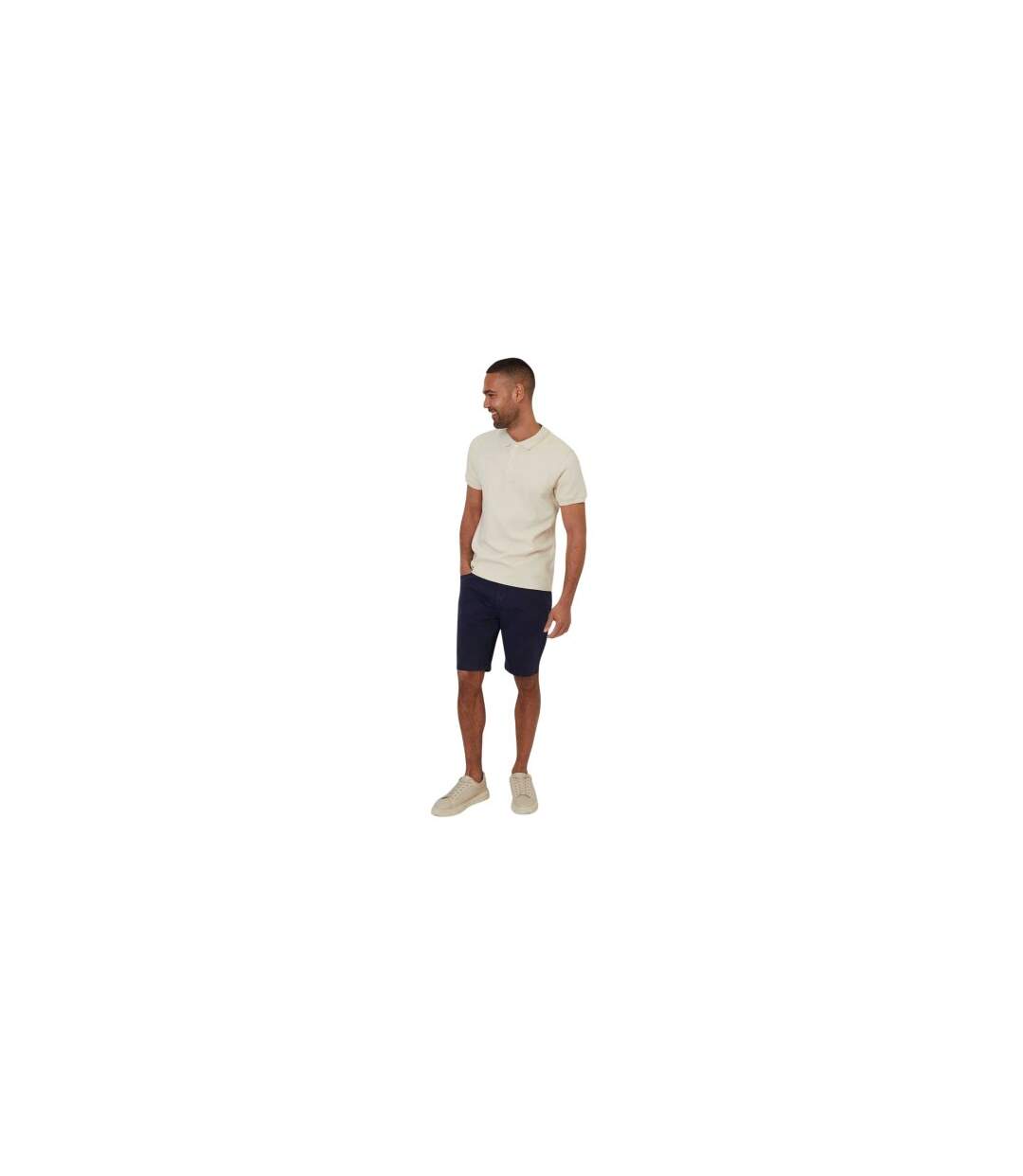Polo Caswell Homme Beige Threadbare-1
