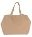 Sac shopping en coton délavé - KI3208 - orange clair pêche-1