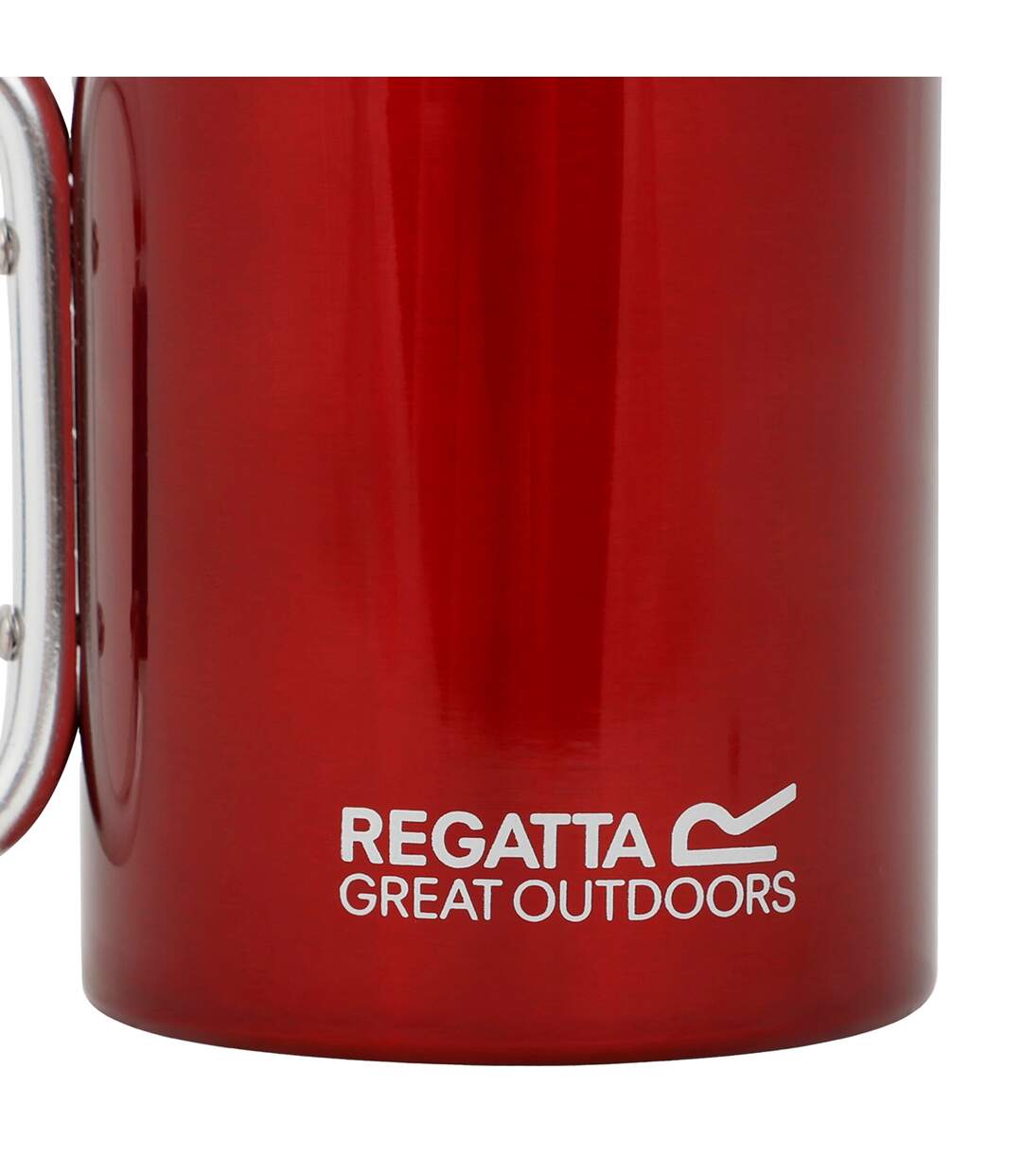 Mug En Acier Avec Poignée Mousqueton Taille Unique Rouge Regatta-3