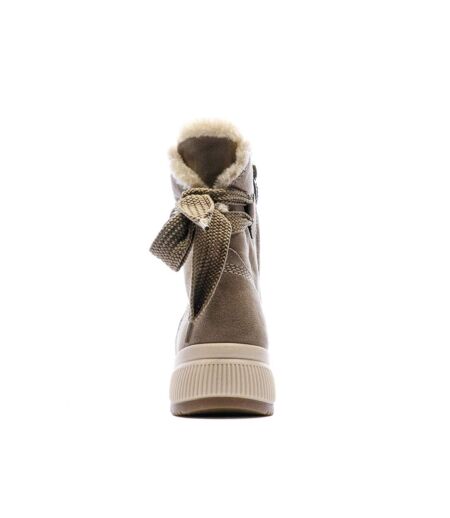 Bottines beige femme relife jynfour