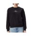 Sweat noir femme calvin klein gradient monologo - l-1