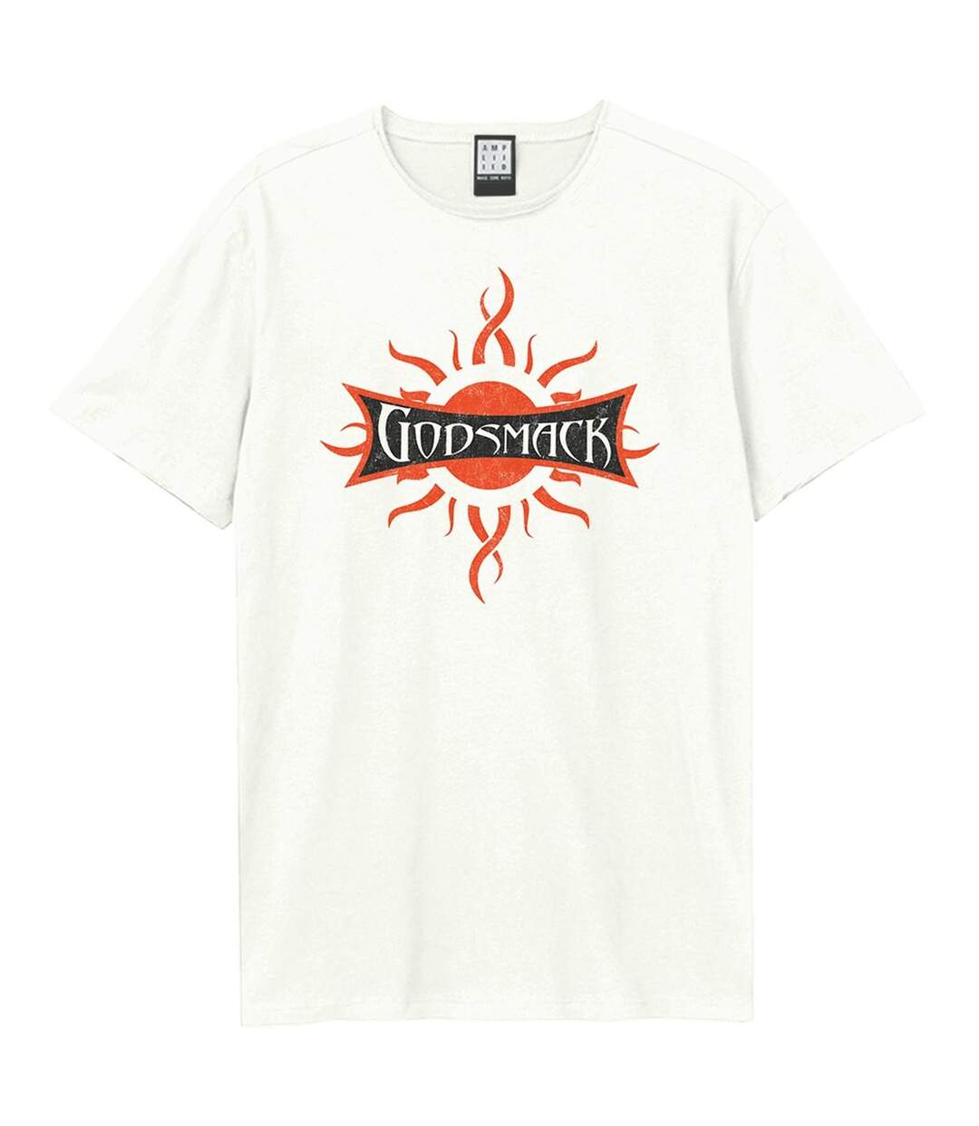 T-shirt Logo Adulte Vieux Blanc Amplified-1