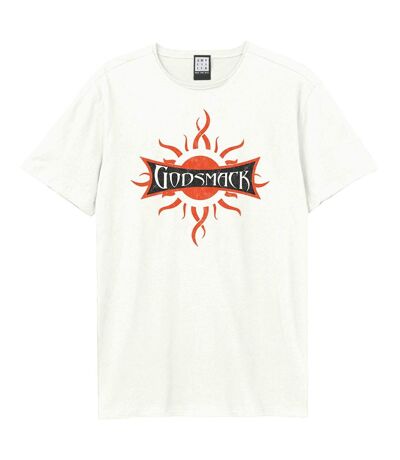 T-shirt Logo Adulte Vieux Blanc Amplified