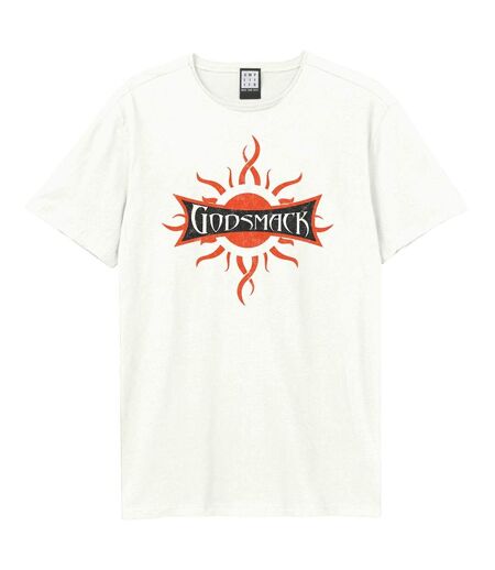 T-shirt Logo Adulte Vieux Blanc Amplified