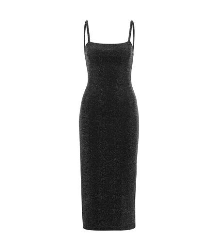 Robe Mi-longue Nolores Femme Noir Hugo