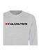 Unisex Adult Hamilton Formula 1 Crew Neck Sweatshirt Grey AWD-3