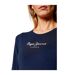 T-shirt Manches Longues Femme Bleu Marine Pepe Jeans-3