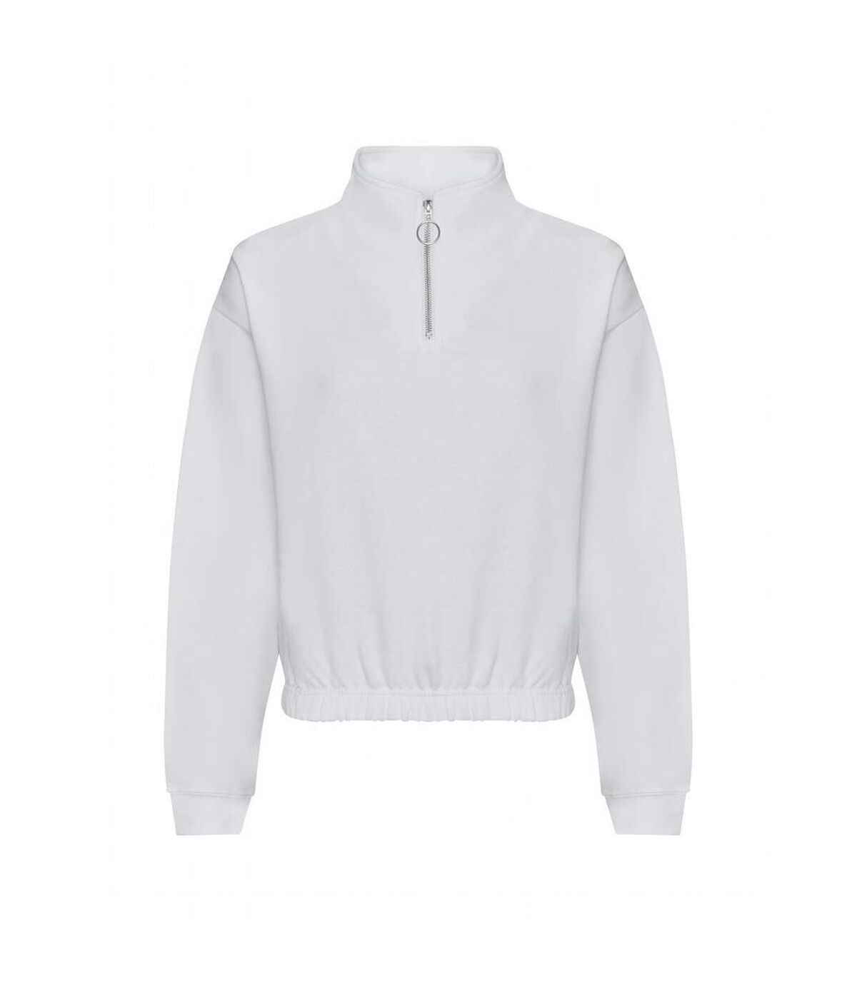 Awdis Womens/Ladies Just Hoods Crop Sweatshirt (Arctic White)
