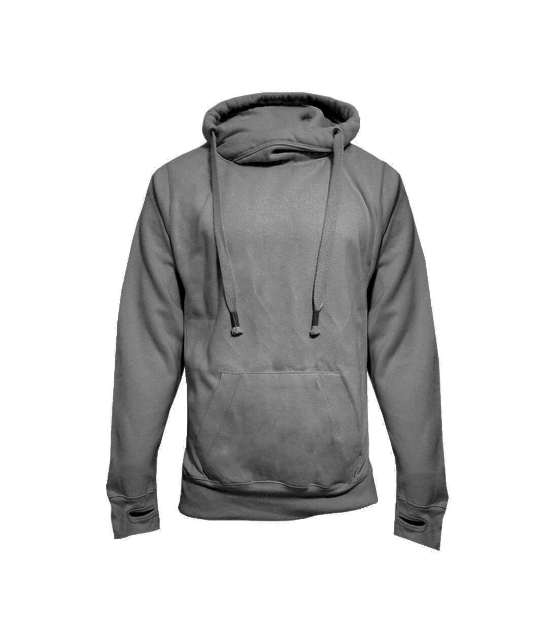 Sweat à capuche homme anthracite Awdis-2