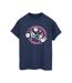 Disney Femmes/Les femmes Minnie Mouse Daisy Friendship Cotton Boyfriend T-Shirt (Bleu marine) - UTBI38436-1