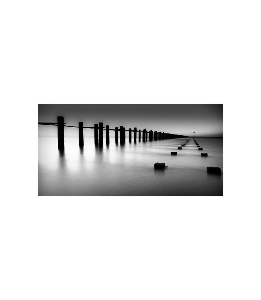 Papier Peint XXL Estuaire de la Tamise à Shoeburyness, Angleterre 270x550cm-2