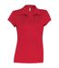 Kariban Proact Womens/Ladies Short Sleeve Performance Polo Shirt (Red)