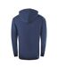 Mens Asymmetric Box Full Zip Hoodie Navy Blue Cavalli Class-2