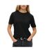 T-Shirt noir femme superdry w1011644a-1