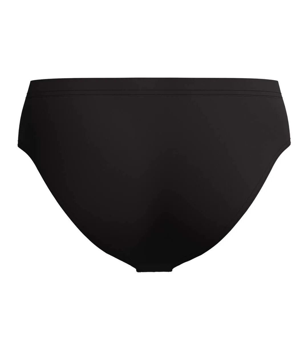 Mens Logo 4 Way Stretch Swim Briefs Black Speedo-2