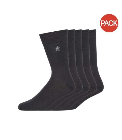 Chaussettes adulte noir / gris foncé French Connection