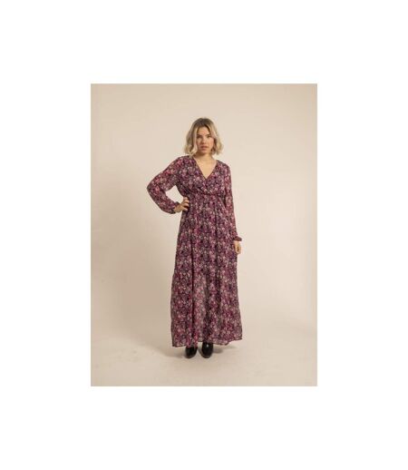 Robe longue à motifs IGNACIA - Dona X Lisa