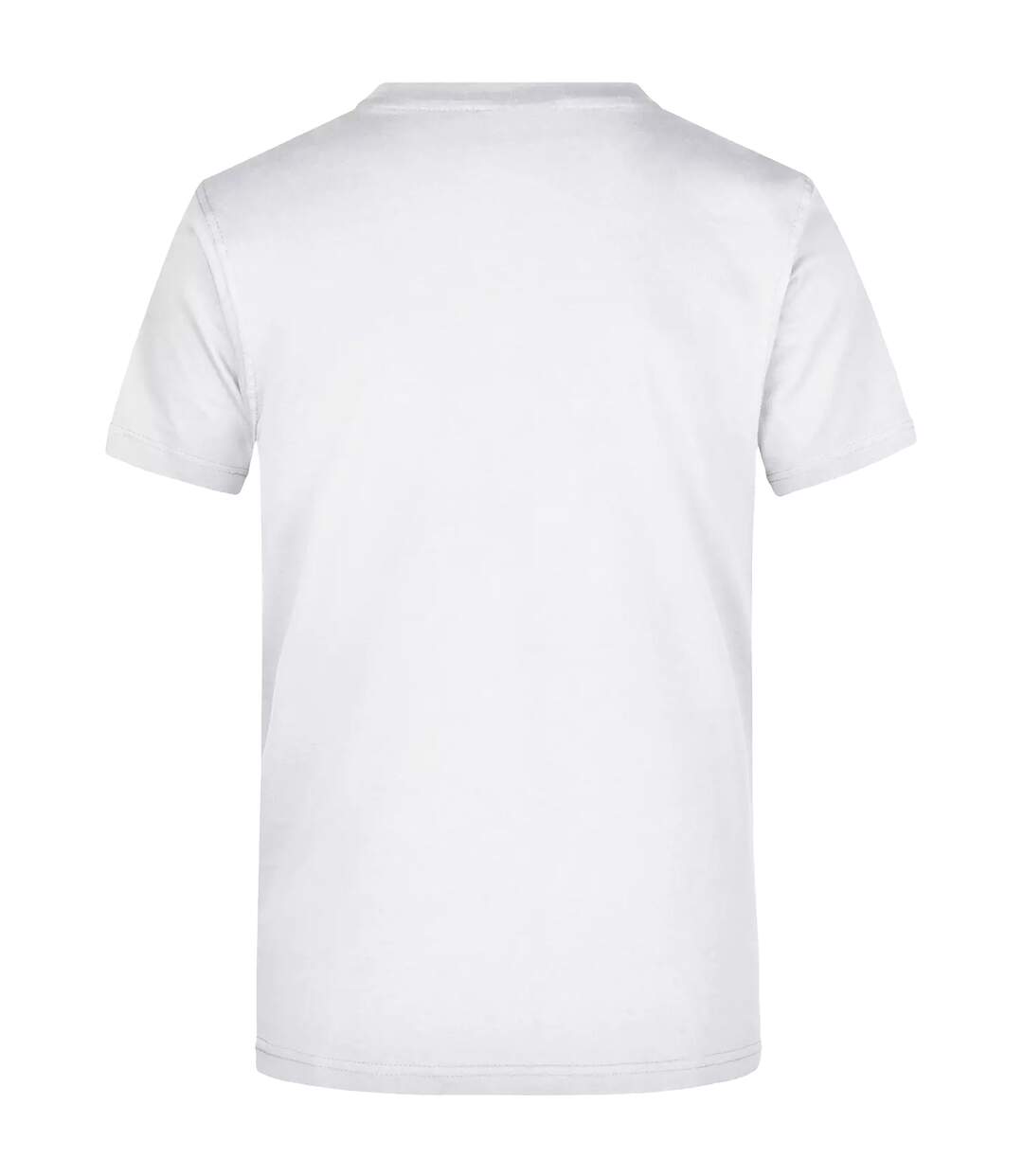 T-shirt Motif/style Uni Homme Blanc James And Nicholson-2