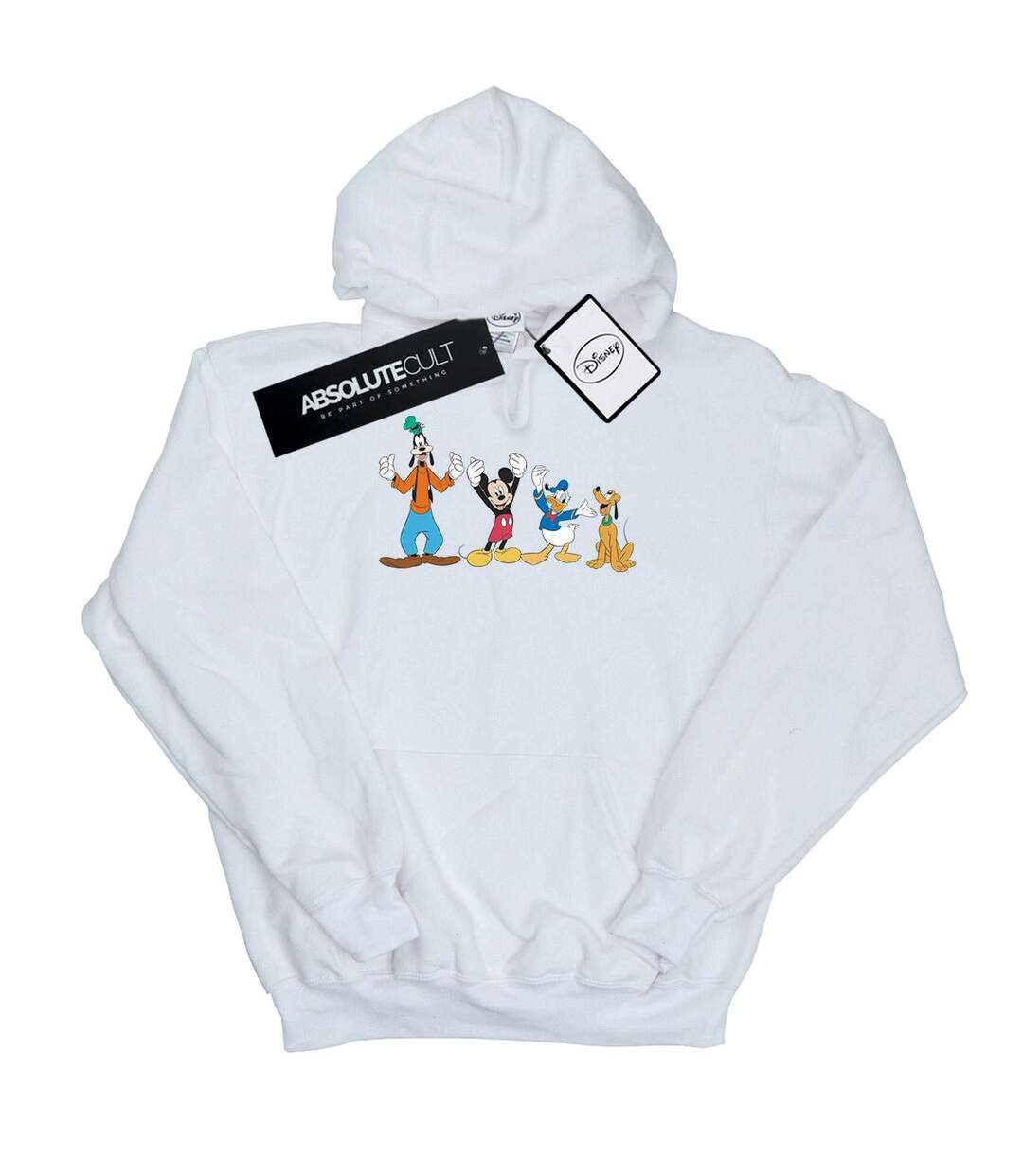Disney Sweat à capuche Femme/Femme Mickey Mouse Friends (Blanc) - UTBI11113-1
