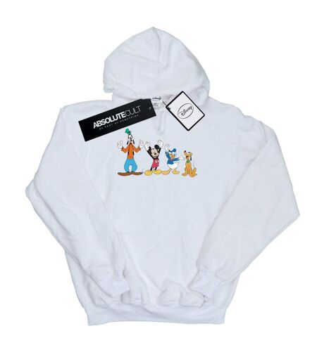 Disney Sweat à capuche Femme/Femme Mickey Mouse Friends (Blanc) - UTBI11113