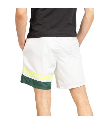 Short De Bain Motif/style Détail Contrasté Homme Blanc Vert Karl Lagerfeld