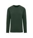 Unisex adult crew neck sweatshirt forest green Native Spirit-1