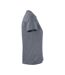 Womens/ladies Light T-shirt Steel Grey Printer-3