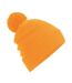 Beechfield Unisex Adult Snowstar Beanie (Fluorescent Orange) - UTRW8030