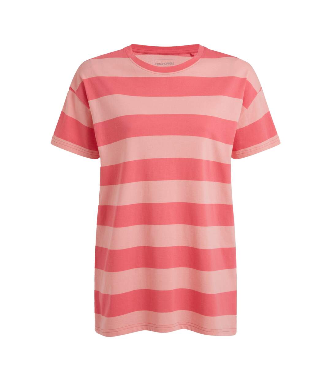 T-shirt Décontracté Motif/style Rayures Contrastées Yago Femme Corail À Rayures Craghoppers-2