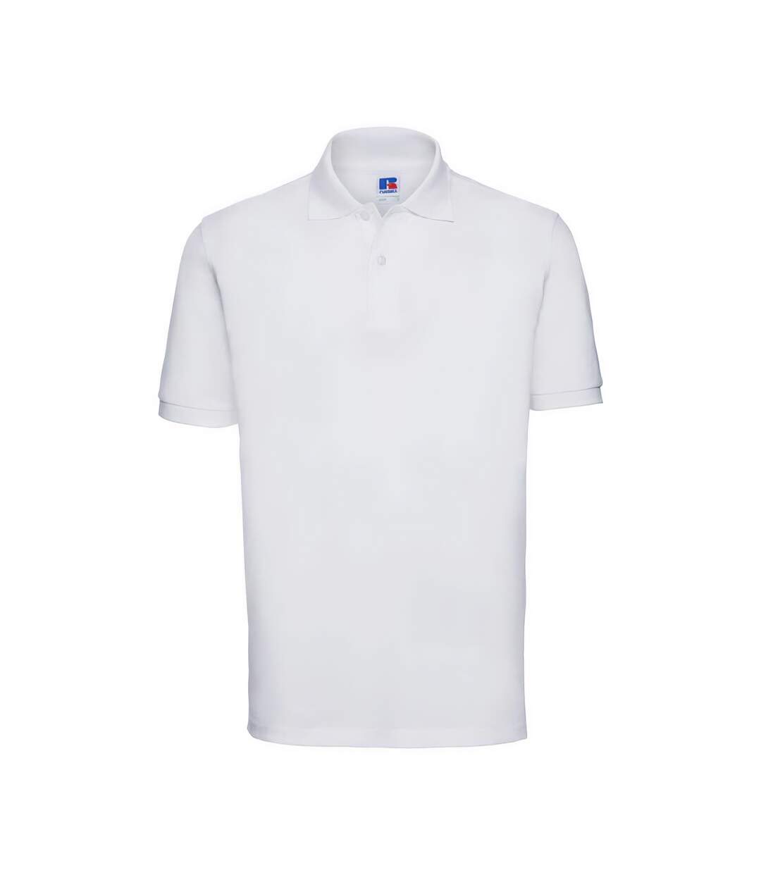 Polo classic homme blanc Russell-1