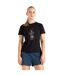 T-shirt tranquility femme noir Dare 2B