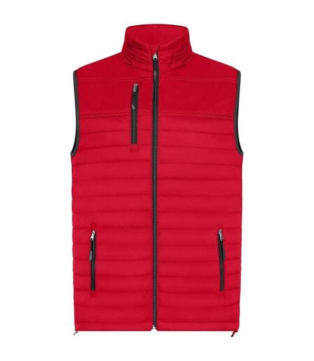 Veste Sans Manches Performance Homme Rouge HRM